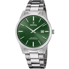 Orologio Uomo Festina F20511/5 Classico Con Quadrante Verde