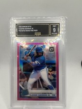 2019 Donruss Optic VLADIMIR GUERRERO JR PINK PRIZM RATED ROOKIE GMA 9 SP #64