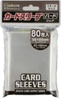 Epoch Card sleeve Hard Clear Small size 80 pieces Card Sleeves pack Japan