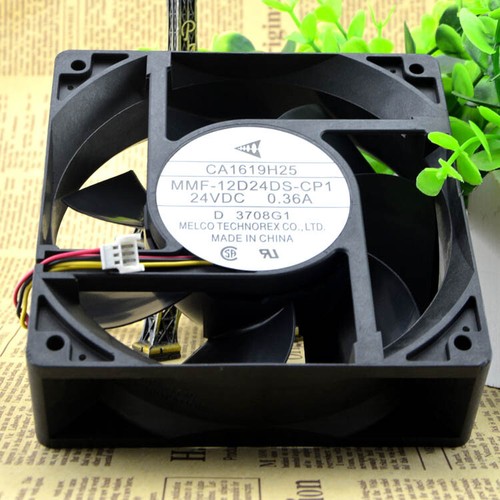 Mitsubishi F740 inverter fan CA1619H25 MMF-12D24DS-CP1 24V 0.36A 12038 - Picture 3 of 5