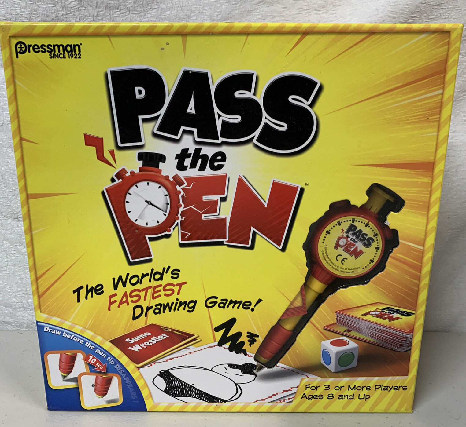 Pass The Pen Fast Drawing Game Pressman Games 2014 Complete for sale online