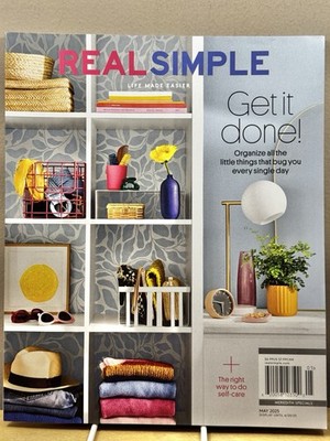 Real Simple Magazine May 2025 Get it Done!