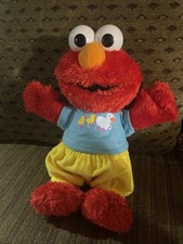 Hasbro Sesame Street Potty Time Elmo Talking 11" Plush Toy 2012 Bathroom WORKS