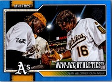 2026 Topps Series 1 #122 Nick Kurtz Blue Foil /150 (New-Age Athletics)