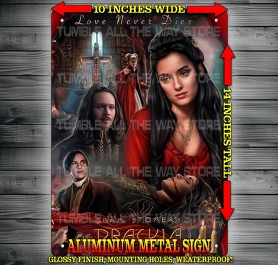 Bram Stokers Dracula Love Never Dies Vampire Metal Sign Wall Art 10'' x 14''