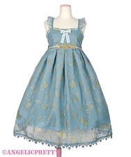 Preview of Angelic Pretty Astrology JSK & Star Headband Set Sax Blue EGL Lolita Japan