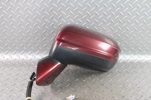 14-15 Civic CRIMSON PEARL RED Driver Left LH Power Door Mirror Camera Factory OE