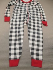 Hanna Andersson Size S L Kid Plaid Multicolor 100 Organic Cotton Pajama Set 613