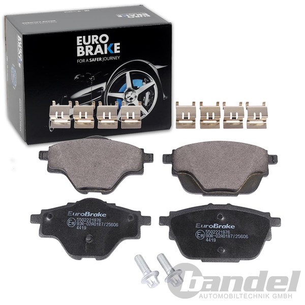 Eurobrake BremsbelÄGe Satz Hinterachse Passend FÜR CitroËN C4 C5 Grand DS DS-image