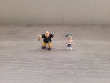 Figura de colección 1993 Mighty Max Dino Lab Professor Zygote & Max Bluebird Toys