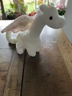 TY Beanie Baby MAGIC the White Dragon Vintage Ty Beanie Babies Plush Toy