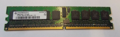 Infineon HYS72T6400HR-5-A, 512MB, DDR2-400MHz, RDIMM, 1Rx8, CL3. #SU-307