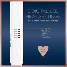 Conair Double Ceramic Hair Straightener Flat Iron with 1 Inch open box 4