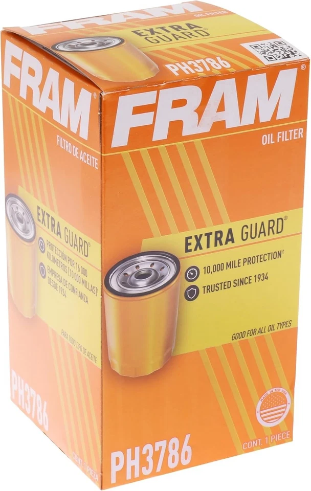 5 Pack FRAM Extra Guard PH3786 Oil Filter 10K Mile Protection - Image 4 of 4