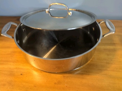 Cuisinart MultiClad Pro 13" Round 5.5 qt Stainless Steel Casserole Dishes - Picture 5 of 16