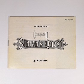 Castlevania II 2 Simon's Quest Nintendo NES completo di scatola CIB - testato