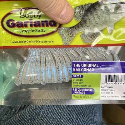 Crappie Baits 2'' Monkey Milk 18 Count