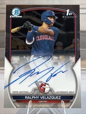 2023 Bowman Draft Chrome Prospect Auto Ralphy Velazquez #CDA-RV Auto