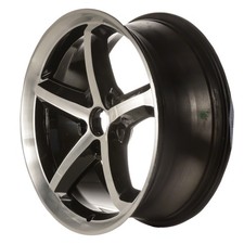 Aluminum Wheel Machined And Painted Black 18x7.5 5x115 82209999ab Refurbished Aluminum Wheel Machined And Painted Black 18x7.5 5x115 82209999ab Refurbished