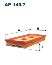 Luftfilter FILTRON AP 149/7 Filtereinsatz für 3C5 3C2 1F7 521 PASSAT GOLF 5M1 VW