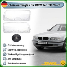 Vorne Scheinwerferglas Scheinwerfer Streuscheibe Linse für BMW 7er E38 98-01