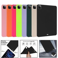 Liquid Silicone Case Cover For iPad 5/6/7/8/9/10/11 Air Pro 11" 13" 2025 12.9"