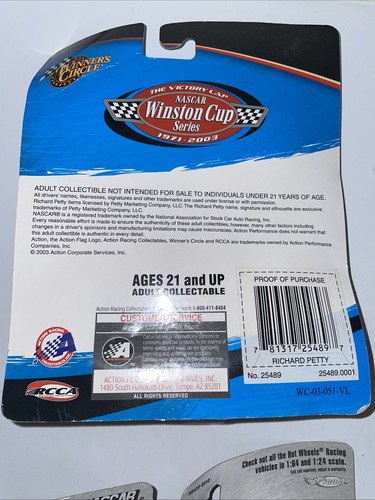 Richard Petty #43 Bobby Hamilton John Andretti Winston Cup NASCAR 1990’s 2000’s - Picture 14 of 15
