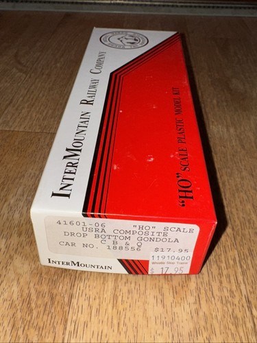 Intermountain Ho 41601-06 USRA Compuesto Fondo Caída Góndola CB&Q 188556 Kit Nuevo | Zustand: New