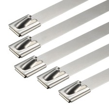 20pcs 20 Stainless Steel Cable Zip Ties Metal Exhaust Wrap 0.31 Width 20pcs 20 Stainless Steel Cable Zip Ties Metal Exhaust Wrap 0.31 Width