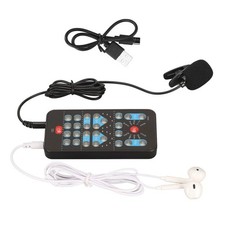 1X Handheld Voice Changer Multifunctional With 8 Sound Effects For Live Stream