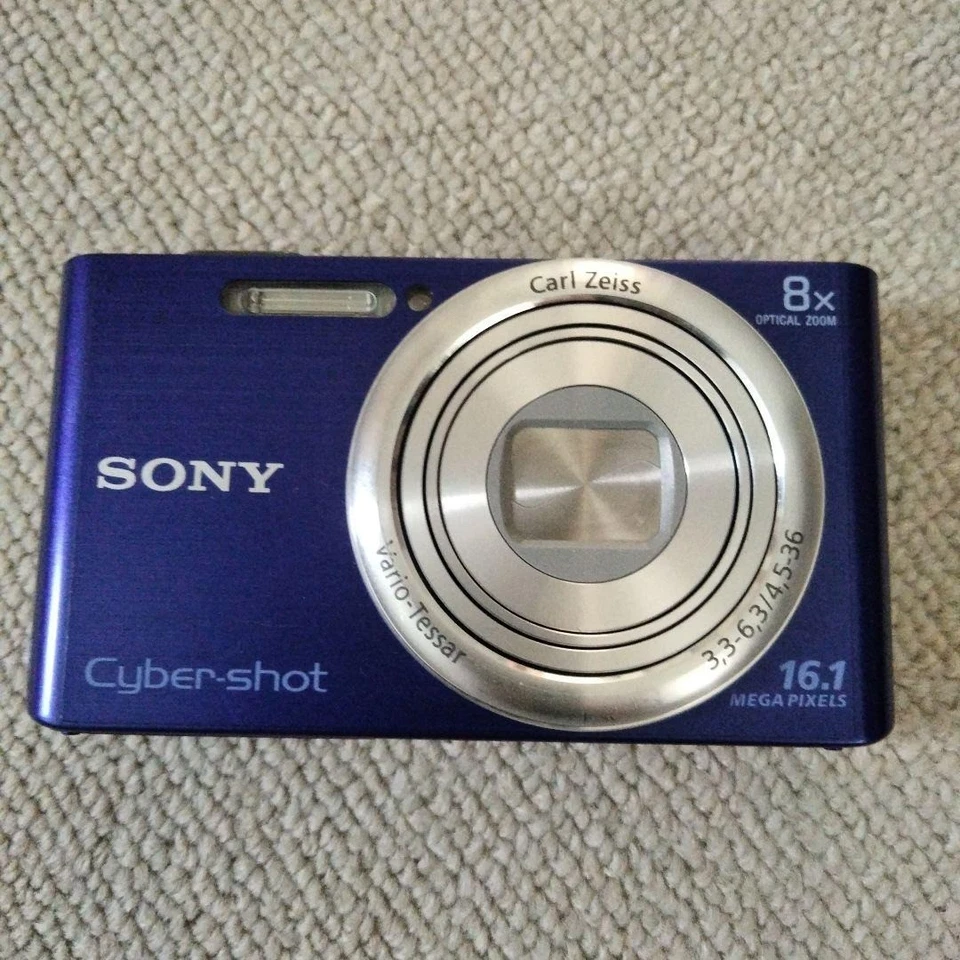 Sony Cyber Shot DSC-W730 16.1MP 8x Compact Digital Camera Blue Light Portable - Image 2 of 4