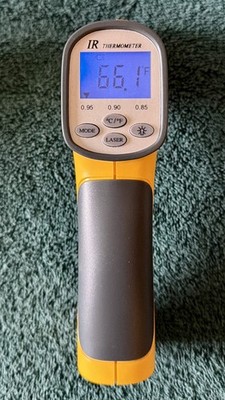 Infrared Digital Thermometer Gun, has Mode,  C & F, Backlight & Laser options  