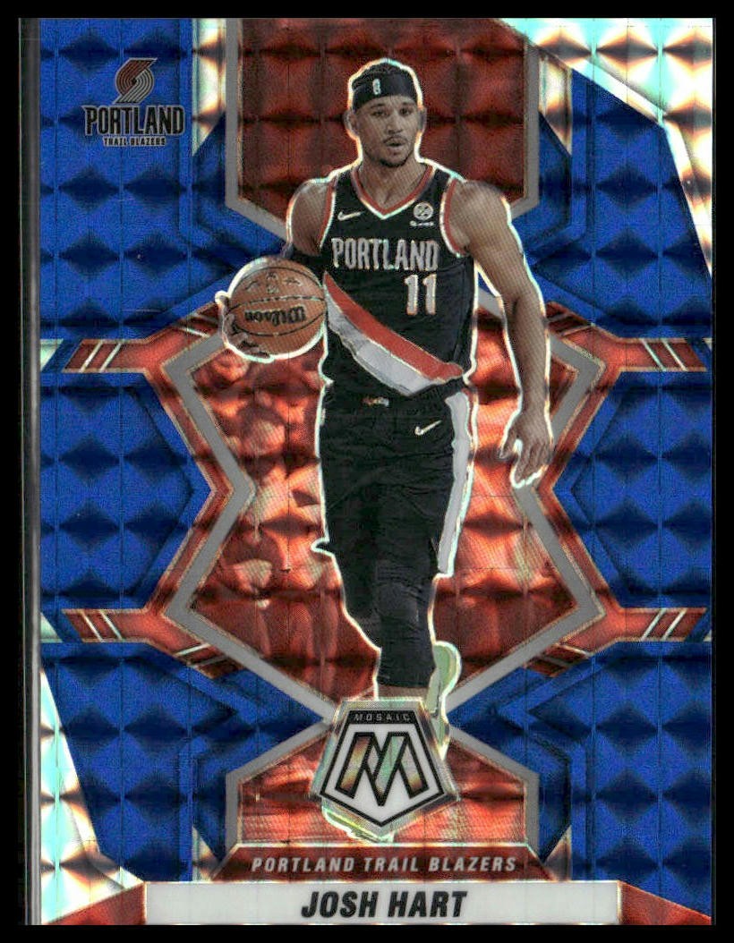 2021-22 Panini Mosaic #116 Josh Hart Blue #/99
