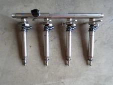 14-19 Mercedes W117 CLA45 GLA45 M133 Fuel Injection Rail Line w/ Injectors OEM