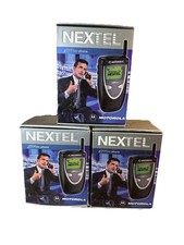 Motorola i1000 Plus Vintage Cell Phone - Black - Nextel - Untested