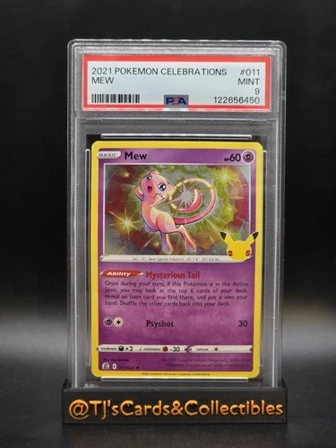 2021 POKEMON CELEBRATIONS #011 MEW PSA 9