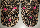 NICK & NORA FOOTED ONE PIECE PAJAMAS SLEEPWEAR WOMEN'S LEOPARD CAT PRINT SZ XL — photo 2