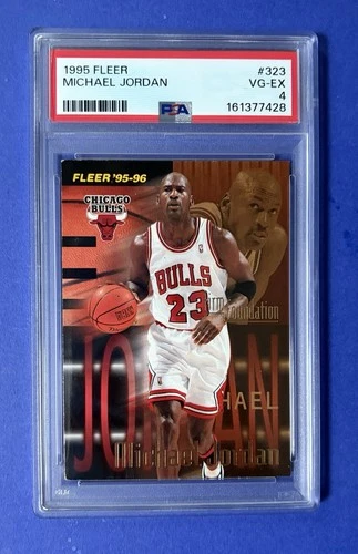1995 Fleer Jordan PSA 4