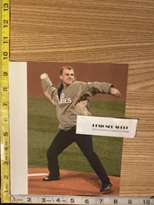 David Eckstein Cardinals Baseball Throwing Game Ball Scene Book Photograph