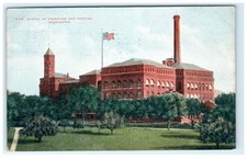 Vintage 1908 Bureau of Engraving and Printing Washington D.C. Postcard