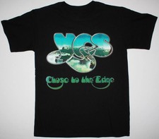 Image of YES Band CLOSE TO THE EDGE 1972 Heavy Cotton Black All Size Shirt MM05