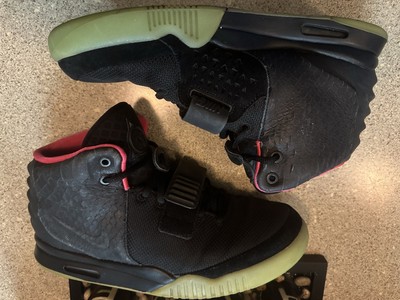 11.5 Nike Air Yeezy 2 NRG Solar Red 2012 Net Blink 1 Mag Zen red October plat 11
