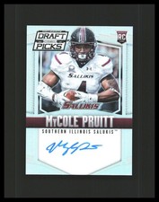 2015 MyCole Pruitt Rookie Auto Prizm Draft Picks Silver Prizm #226 Vikings A