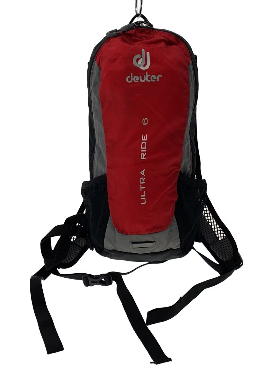 Deuter Backpack Polyester Red Solid Color - image 1