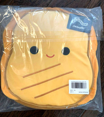 Squishmallows LIL GOUDA  The Grilled Cheese Plush Tote  Purse Cakeworthy  NWT