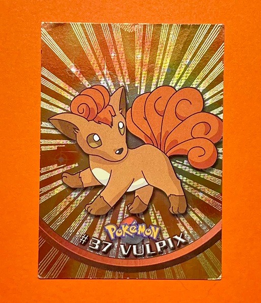 Vulpix #37 1999 Topps Pokemon TV Animation Edition Series 1 Holofoil 