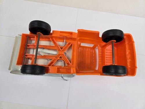 Camión de volteo Buddy L de plástico vintage y plataforma de metal completo con caja - Imagen 8 de 15
