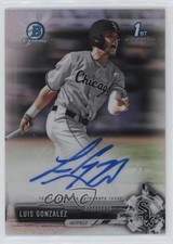 2017 Bowman Draft Chrome Pick Refractor 357/499 Luis Gonzalez #CDA-LG Auto 1ek2