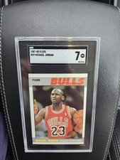 1987-88 Fleer - Michael Jordan #59 SGC 7. BULLS