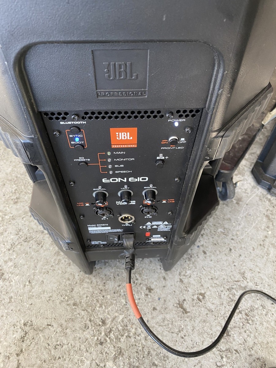 JBL EON610 Powered Multipurpose PA Speaker 660845661608| eBay